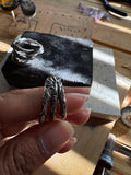 CLAW Gothic Emo 925 Sterling Silver Ring