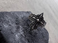 Medieval Cross Ring 925 Sterling Silver Ring