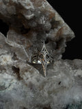 Dark Crown Gothic Ring – Architectural Silver Design