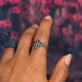 Gothic Cathedral Ring 925 Sterling Silver