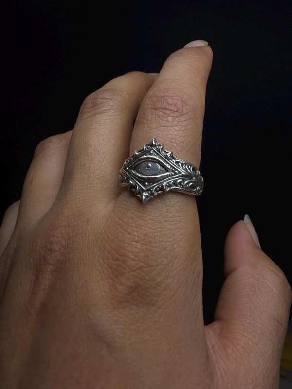 Celestial Eye Ring 925 Sterling Silver
