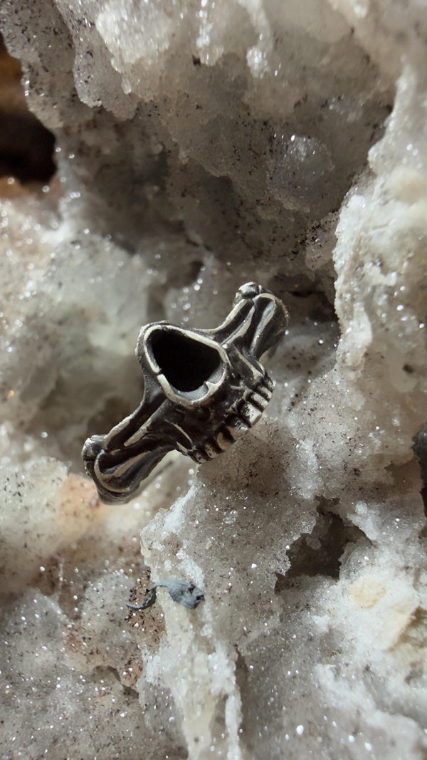 Skeleton Jaw 925 Sterling Silver Ring
