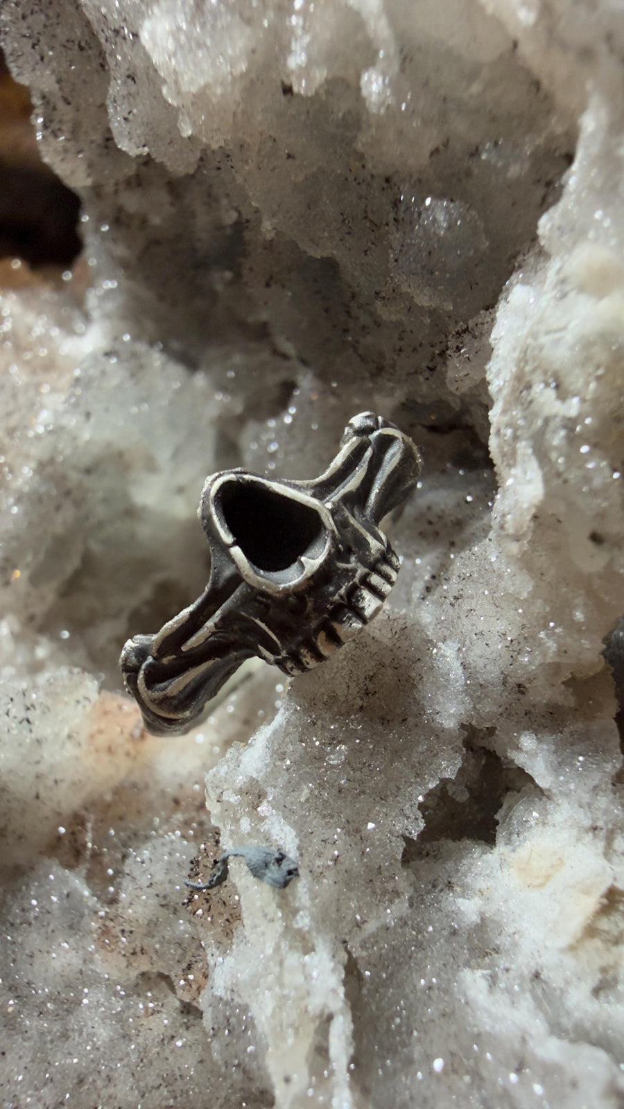 Skeleton Jaw 925 Sterling Silver Ring