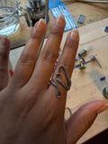 Tentacle Ring 925 Sterling Silver Ring