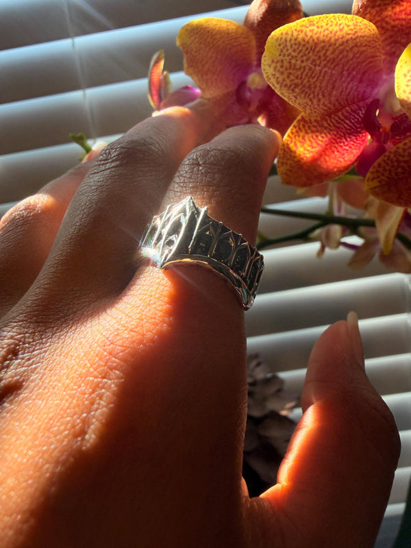 Gothic Cathedral Ring 925 Sterling Silver Ring