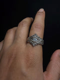 Celestial Eye Ring 925 Sterling Silver