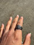 SHIELD RING 925 Sterling Silver Ring