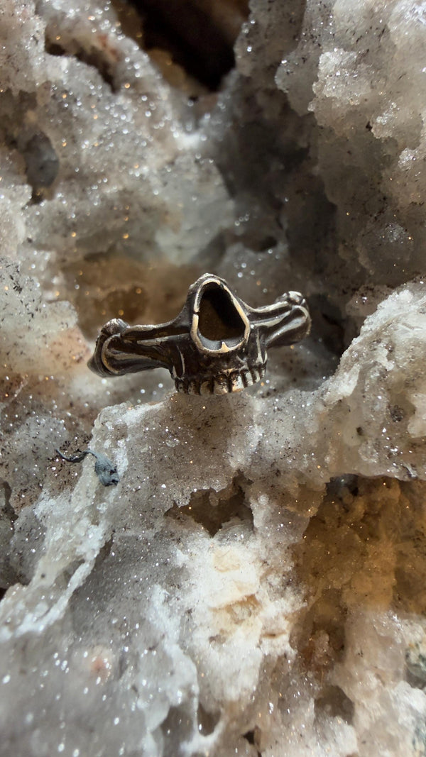 Skeleton Jaw 925 Sterling Silver Ring
