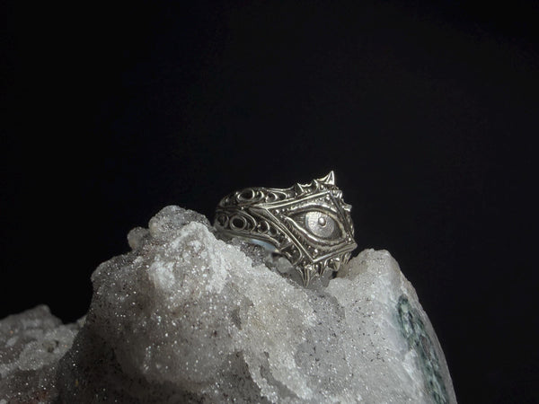 Celestial Eye Ring 925 Sterling Silver