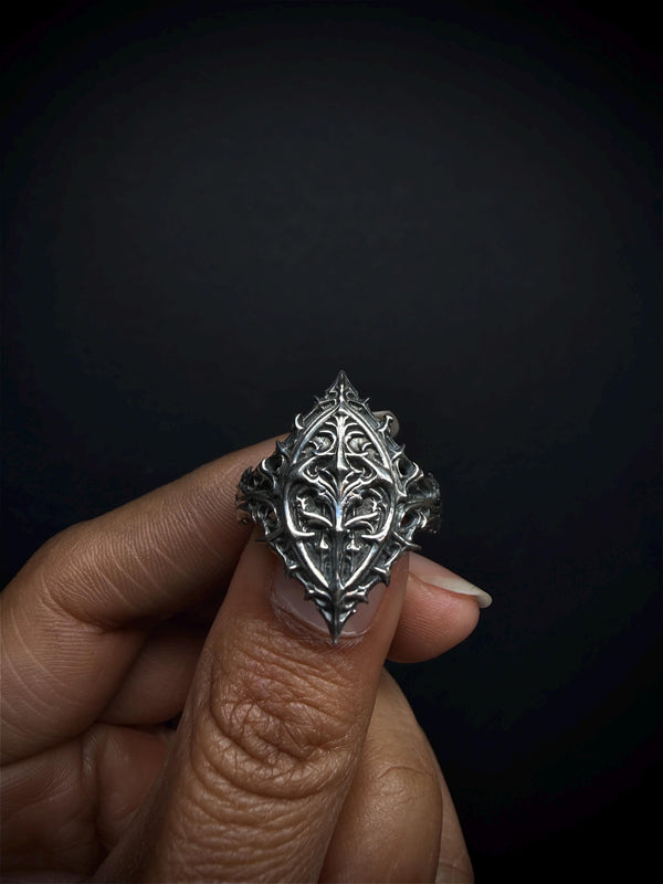 Gothic Marquise Ring